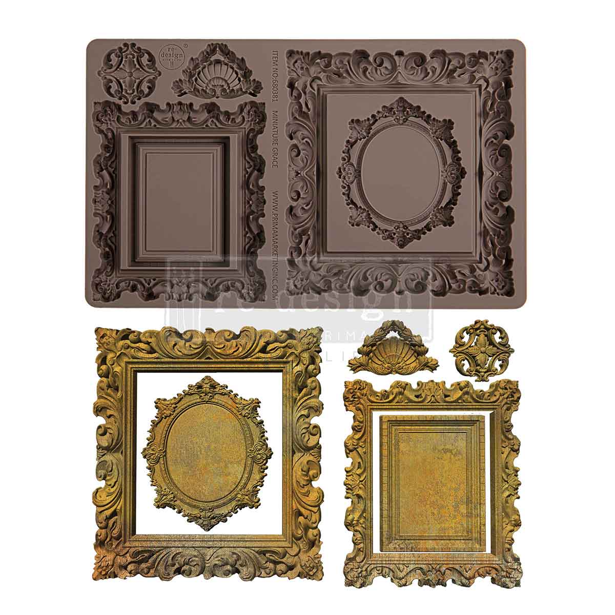 Redesign Decor Moulds® – Miniature Grace – 1 pc, 5″x8″x8mm