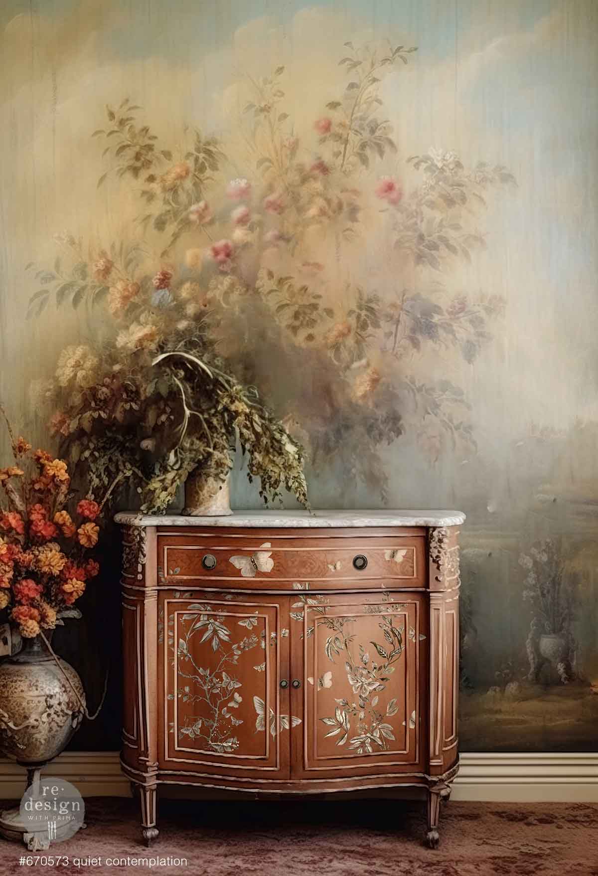 Redesign Middy Transfers – Quiet Contemplation – 3 sheets, 21.59cm x 27.94cm