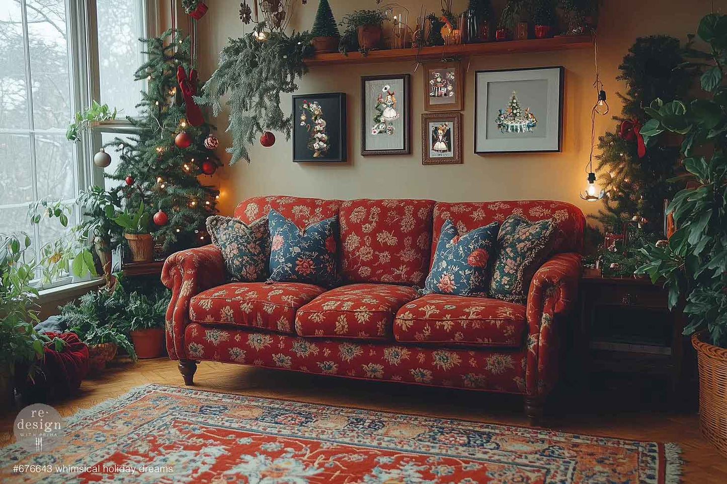 Redesign Middy Transfers – Whimsical Holiday Dreams – 3 sheets, 21.59cm x 27.94cm