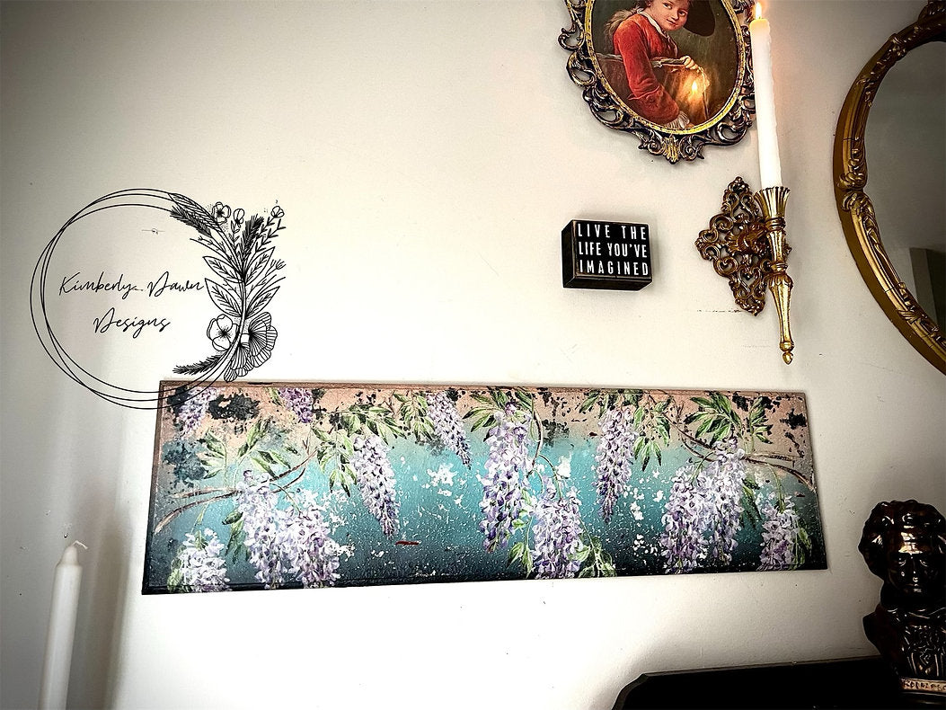 Belles & Whistles | Wisteria Spring Rub-on Transfer