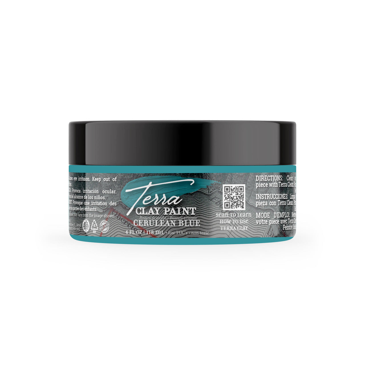 Cerulean Blue - Terra Clay Paint