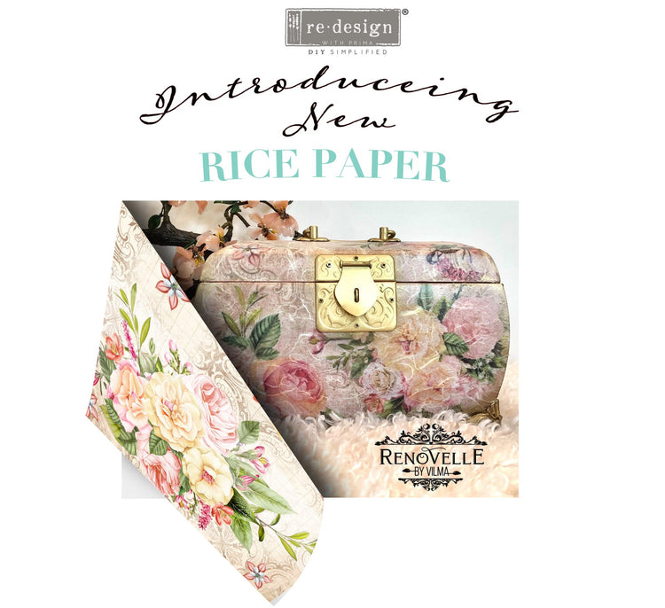 Redesign Decoupage Rice Paper