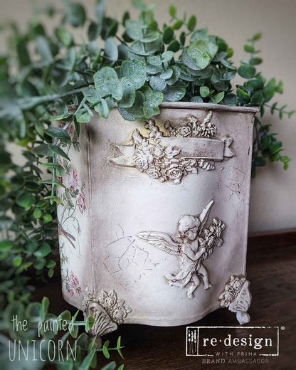 Redesign Decor Moulds® – Blooming Banners – 1 pc, 12.7cm x 25.4cm x 0.8cm