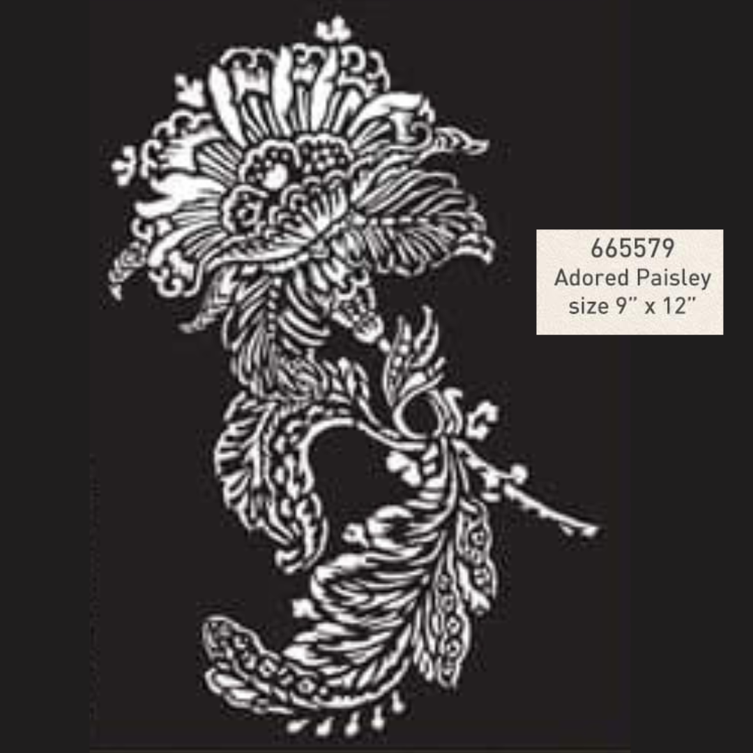 Redesign Decor Stencils® - Adored Paisley