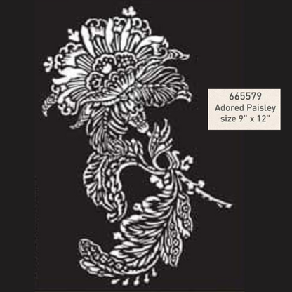 Redesign Decor Stencils® - Adored Paisley