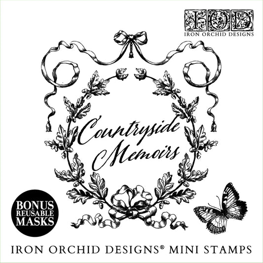 IOD - Countryside Memoirs Decor Stamps 6x6