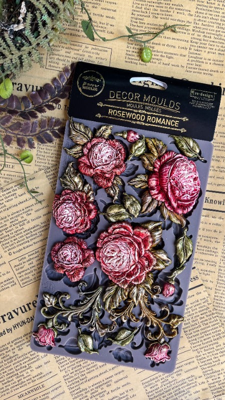 Redesign Decor Moulds - Rosewood Romance – 1 pc, 5″x8″x8mm