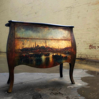 Istanbul - Mint Decoupage Paper