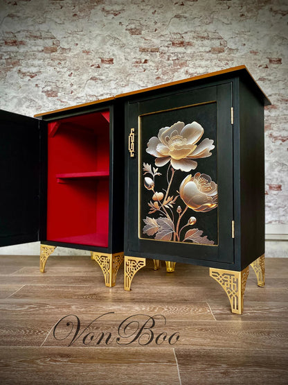 Golden Bloom 1 - Mint Decoupage Paper