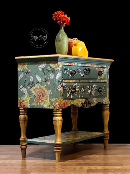 Pastel Florals - Mint Tissue Paper