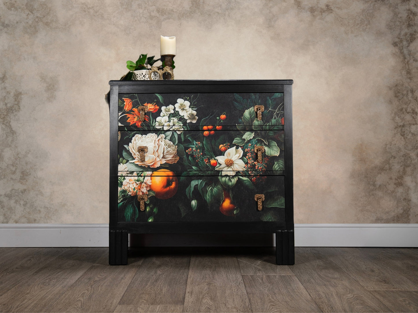 Redesign A1 Decoupage Fiber- Botanical Bliss – Rescue Recycle Reuse