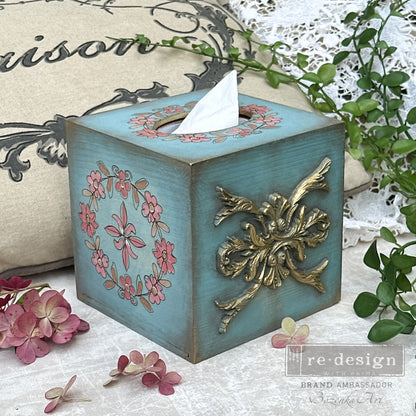 Redesign Decor Moulds - Kacha: Imperial Intricacy - 1 pc, 5"x 10"x8mm (12.7cm x 25.4cm)