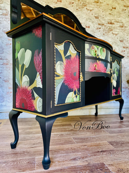 Gumnuts - Mint Decoupage Paper