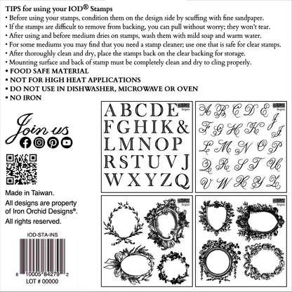IOD - Insignia Decor Stamps 6x6