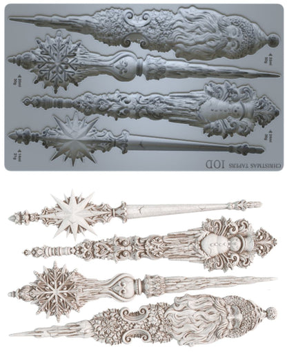 IOD- Christmas Tapers Decor Mould 6x10