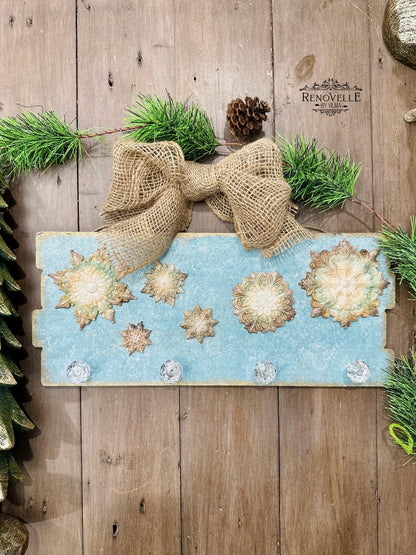 Redesign Decor Moulds® - Frosted Snowflake Wonders - 1 pc, 5"x10"x8mm