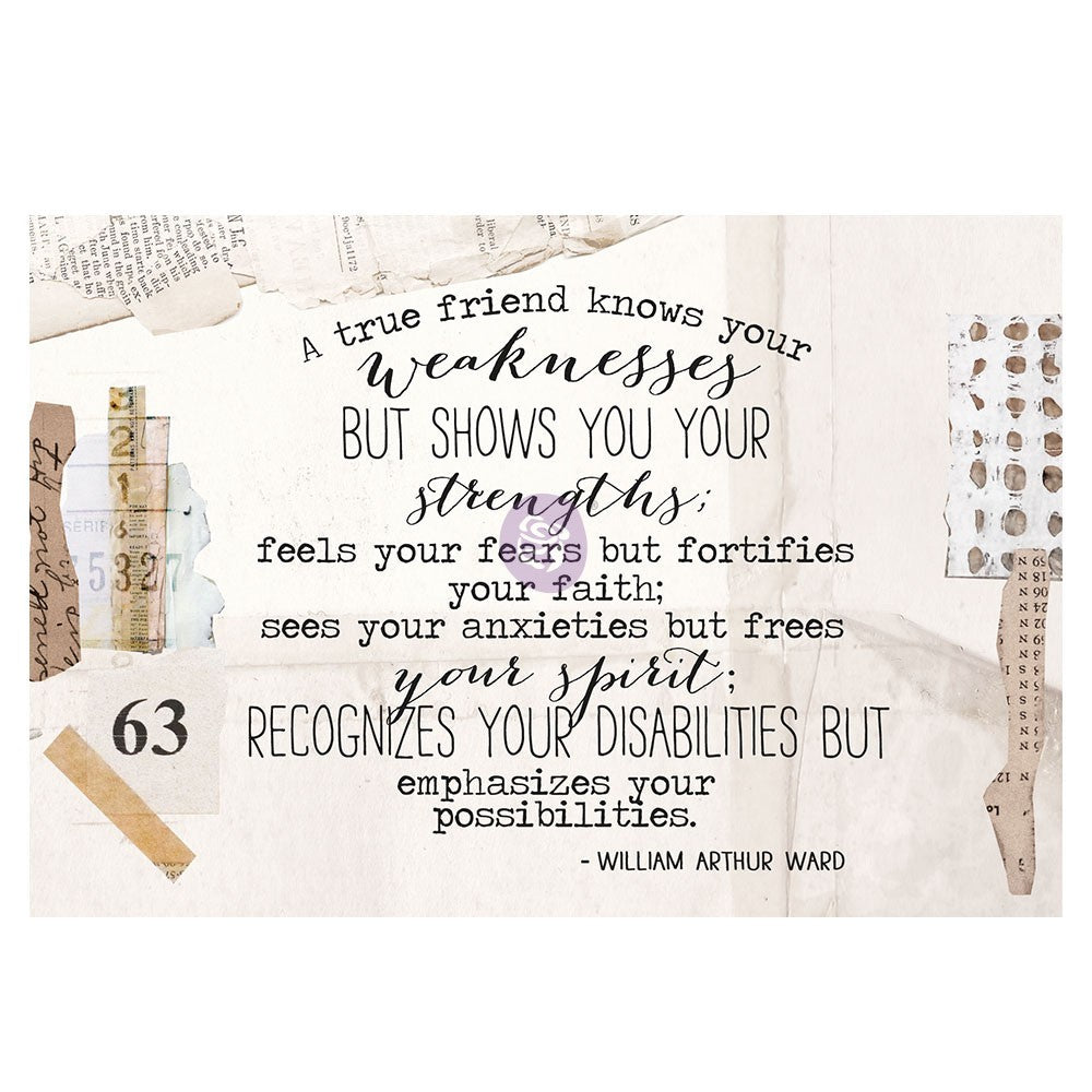 Prima Marketing - 4×6 Journal Cards - Pretty Pale