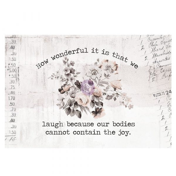 Prima Marketing - 4×6 Journal Cards - Pretty Pale