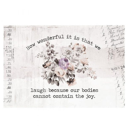 Prima Marketing - 4×6 Journal Cards - Pretty Pale