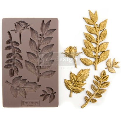 Redesign Decor Moulds® - Leafy Blossoms (5"x8")