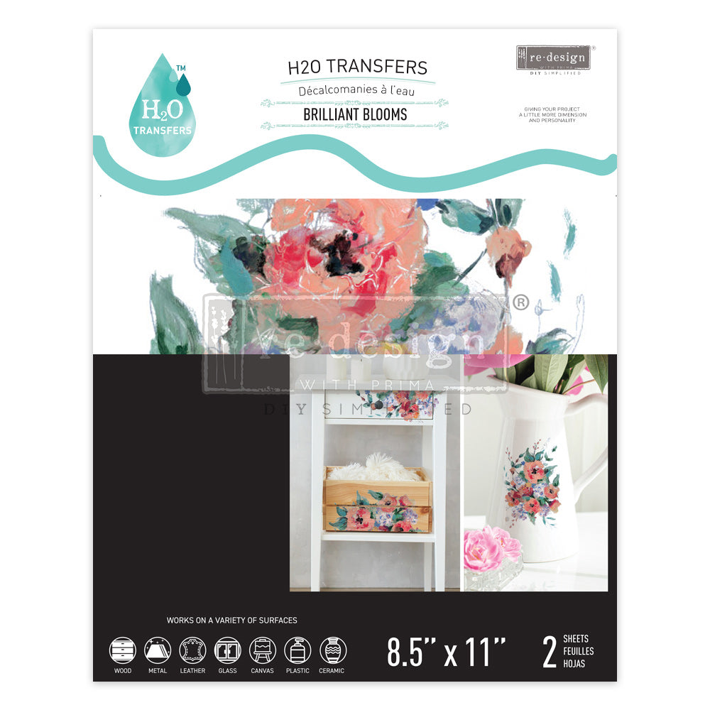 H20 Transfers - Brilliant Blooms