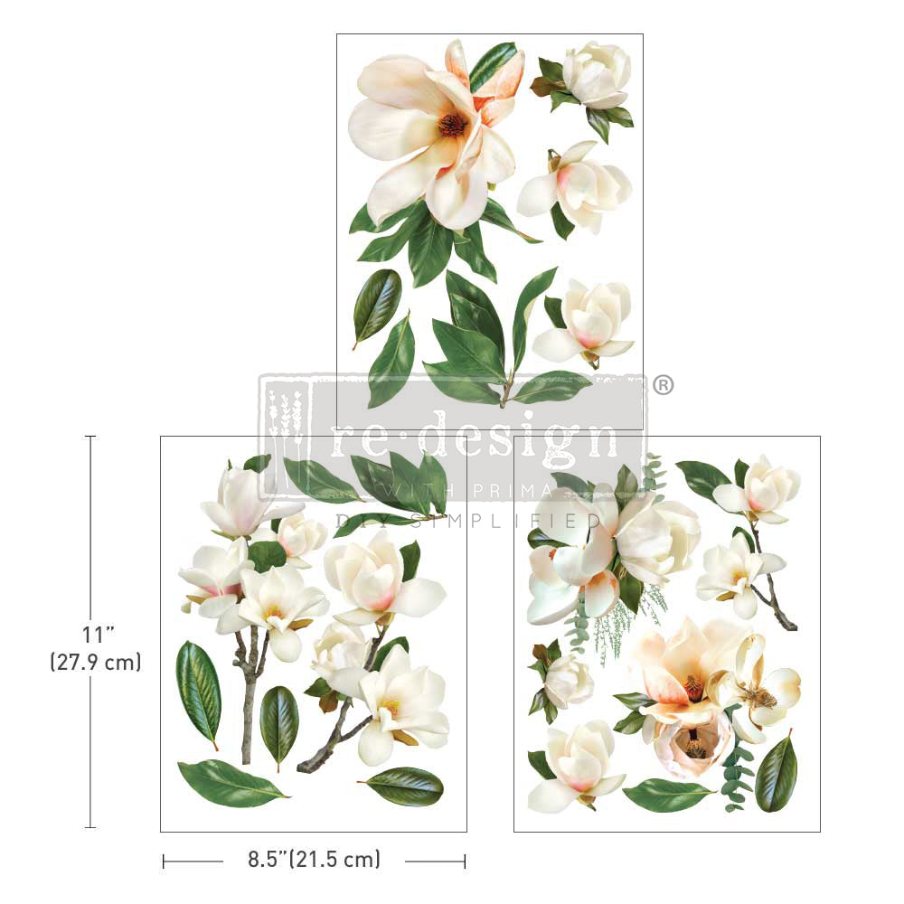 MIDDY TRANSFERS – LA Gran Magnolia – Re-design Decor Transfer