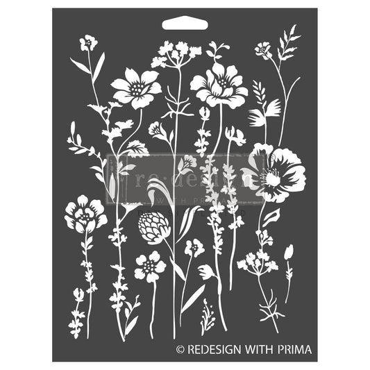 Redesign 3D Decor Stencils - Meadow Bloom