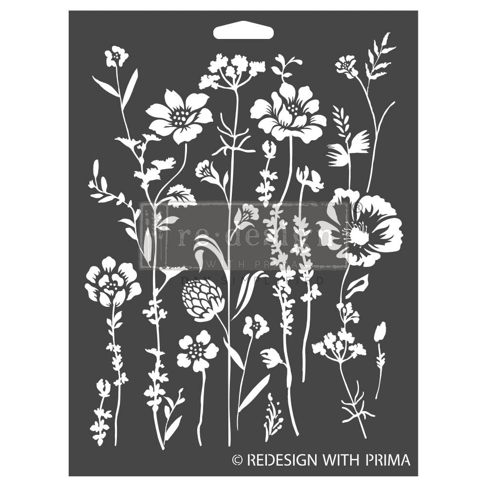 Redesign 3D Decor Stencils - Meadow Bloom