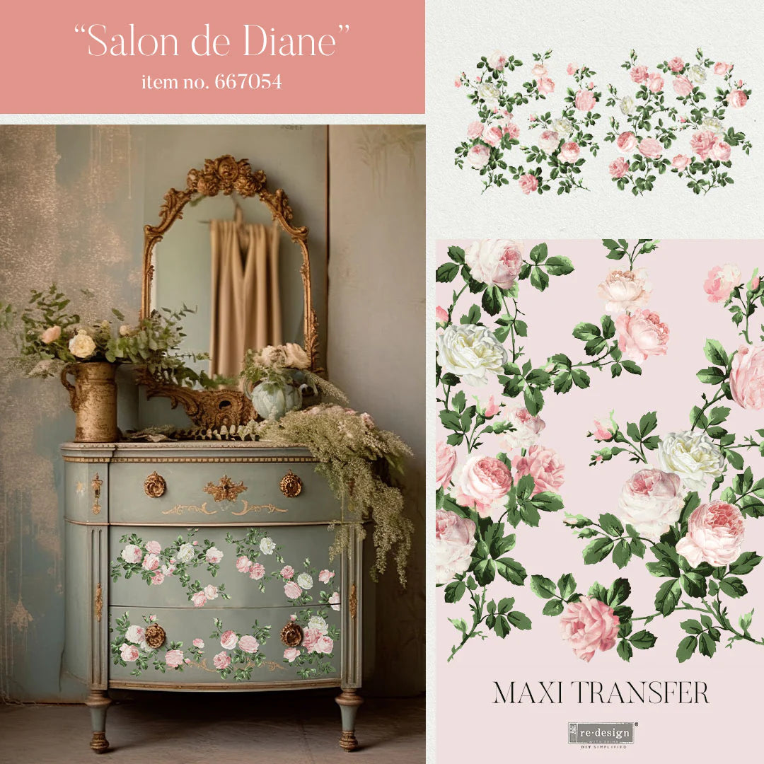 MAXI TRANSFERS®  – Salon De Diane – Re-design Decor Transfer