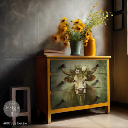 Redesign  A1 Decoupage Fiber - Bessie - 1 sheet, A1 size