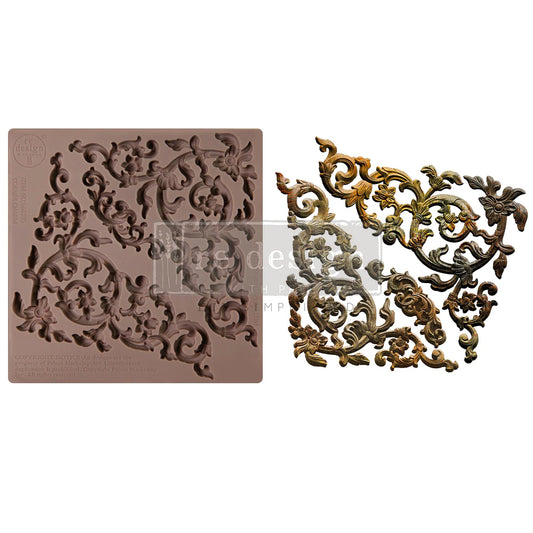 Redesign Decor Moulds - Corner Charm - 1 pc, 6"x6"x8mm