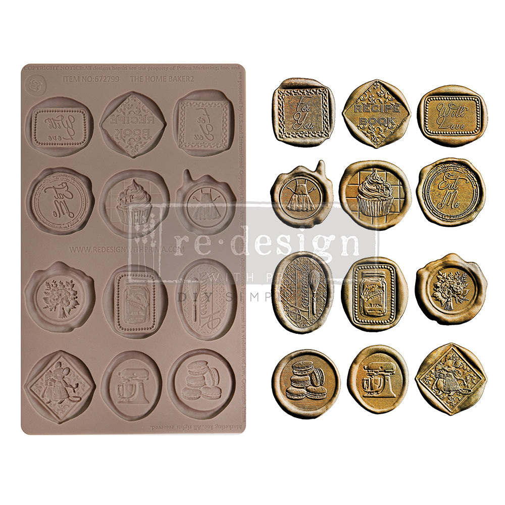 Redesign - The Homebaker Collection Mould - Sweet Seal - 1pc