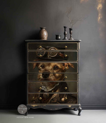 Redesign A1 Decoupage Fiber – Gearhound – 1 sheet, A1 size