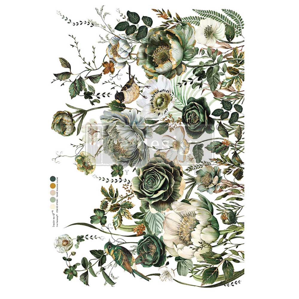 Redesign Decor Transfer - Botanical Journal 24" x 35"