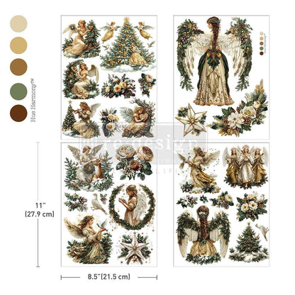 Redesign Middy Transfers –  Heavenly Wings – 3 sheets, 21.59cm x 27.94cm