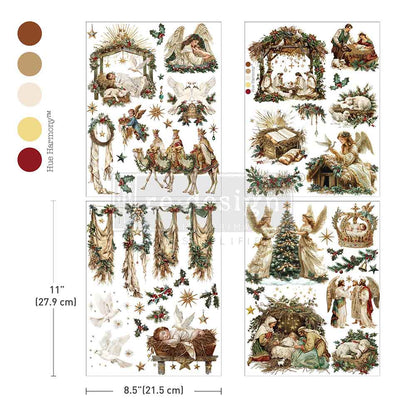 Redesign Middy Transfers – Sacred Night Collection – 3 sheets, 21.59cm x 27.94cm