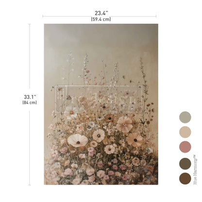 Redesign A1 Decoupage Fiber – A Moment Of Stillness – 1 sheet, 23.4″x33.1″