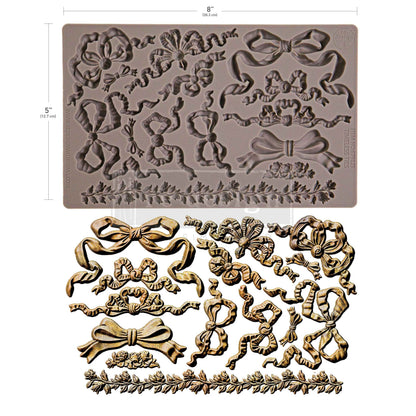 Redesign Decor Moulds -  Timeless Ties – 1 pc, 5″x8″x8mm