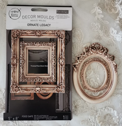 Redesign Decor Moulds® - Ornate Legacy - 1 pc, 5"x8"x8mm