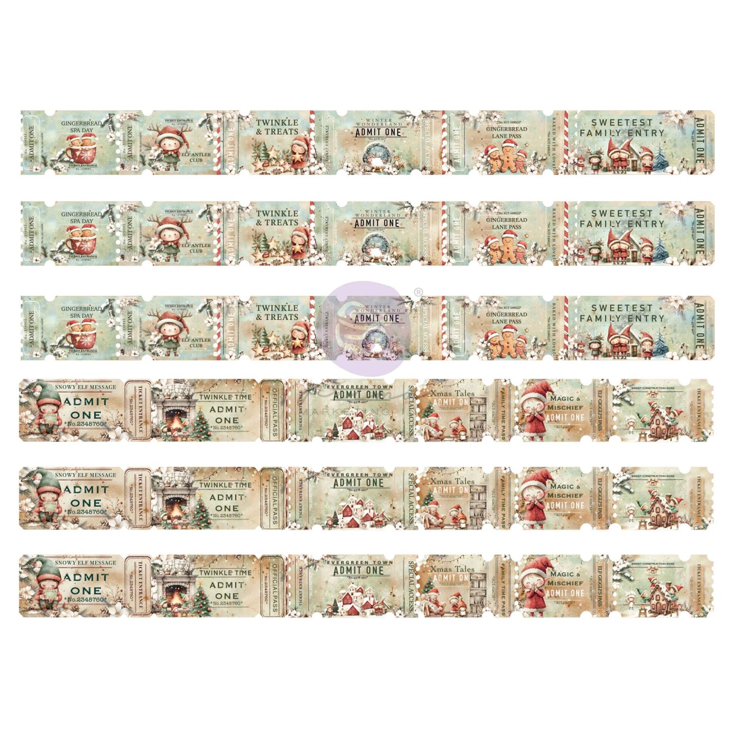 Twinkle & Treats Collection Tickets – 36 pcs