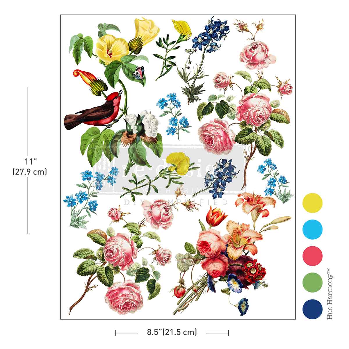 H20 Transfers - Rustic Romance  – 2 sheets, 8.5″x11″