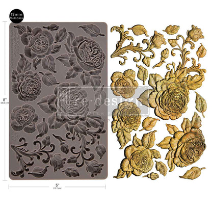 Redesign Decor Moulds - Rosewood Romance – 1 pc, 5″x8″x8mm