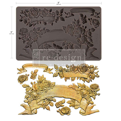 Redesign Decor Moulds - Bloom Of Eternity – 1 pc, 5″x10″x8mm