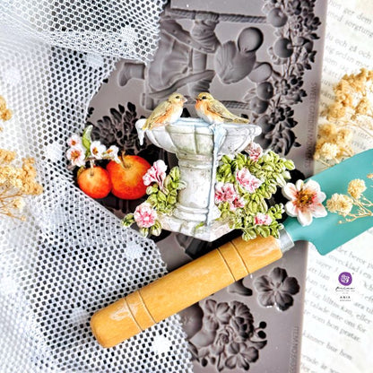 Redesign Decor Moulds - Homegrown Collection  –  Sweet Garden  – 1 pc, 5″x8″x8mm