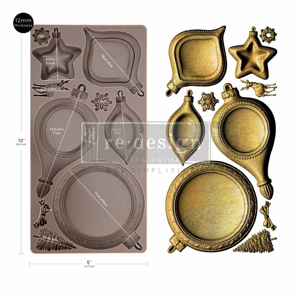Redesign Decor Moulds® - NoeL Elegance - 1 pc, 5"x10"x12mm