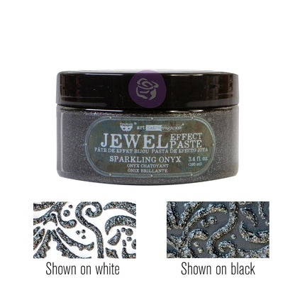 Art Extravagance – Jewel Texture Paste – Sparkling Onyx – 1 jar, 100ml (3.4 fl oz)