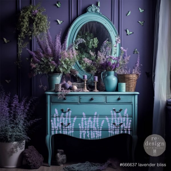 Redesign 3D Decor Stencils - Lavender Bliss