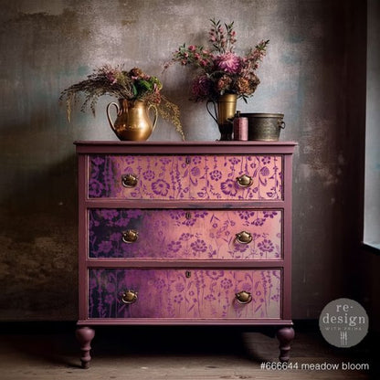 Redesign 3D Decor Stencils - Meadow Bloom