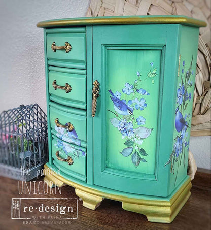 Redesign Small Transfers - Garden Whispers - 3 sheets, 6" x 12"