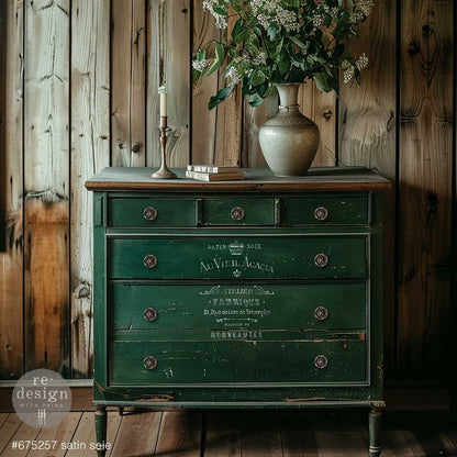 Redesign Decor Stencils® – Satin Soie – 1 pc, sheet size 22.86cm x 30.48cm